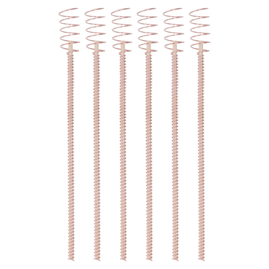 12 Inch Electric Cultivation Plant Pile Electroculture Gardening Copper Coil Antenna Set for Garden Plants Vegetables