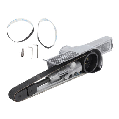 Pneumatic Belt Sander Adjustable Speed Smooth Grinding Angle Grinder Pneumatic Tool for Furniture Wood Industry