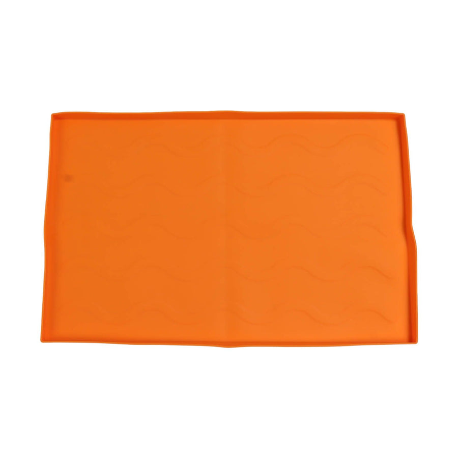 Grill Mat Silicone Blackstone Griddle Top Cover Anti Sticky Grill Protective Cover Mat 22inch Orabge