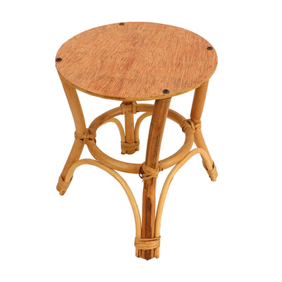 Wooden Stool Plant Stand Multifunctional Nordic Style Round Plant Supports Display Rack for Indoor Balcony