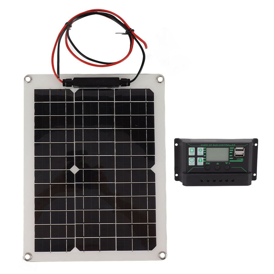 Solar Panel Kit 300w Solar Panel Solar Charge Controller High Efficiency Solar Panel 2 USB Output For Outdoor Camping RV Boat