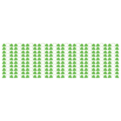 100PCS Greenhouse Arch Frame Double Head Plastic Clip Heating Press Film Clip Clamp 4mm