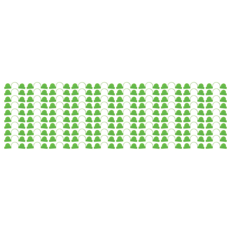 100PCS Greenhouse Arch Frame Double Head Plastic Clip Heating Press Film Clip Clamp 4mm