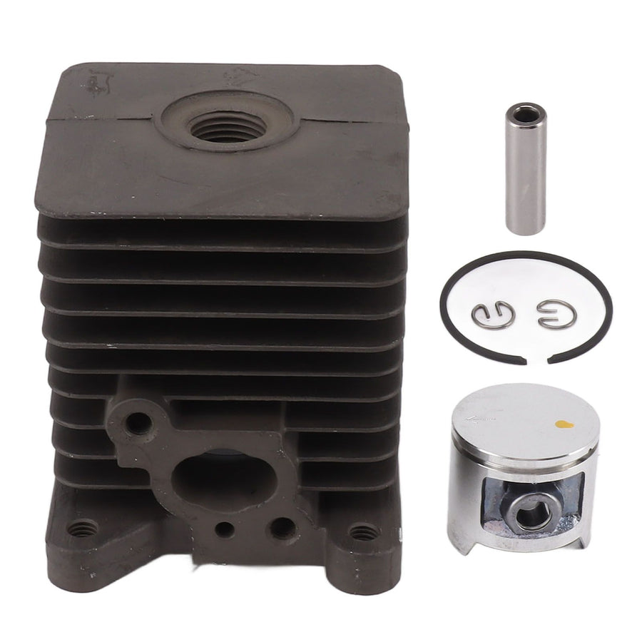 Cylinder Piston Assembly Kit 33.5mm Aluminum Alloy Trimmer Cylinder Piston Replacement for Homelite S25 Garden Tools Spare Parts