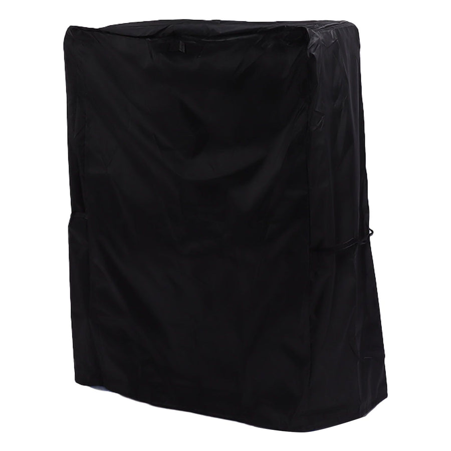 420D Oxford Fabric Waterproof BBQ Grill Cover Heavy Duty Waterproof Barbecue Gas Grill Cover Outer Black Inner Silver 147x61x122cm