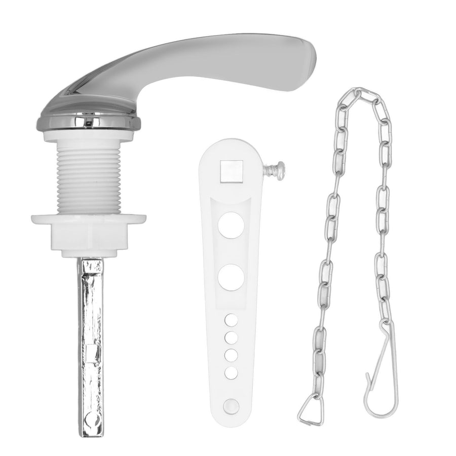 Toilet Tank Handle Electroplating Process Universal Zinc Alloy and Plastic Toilet Handle Replacement for Bathroom