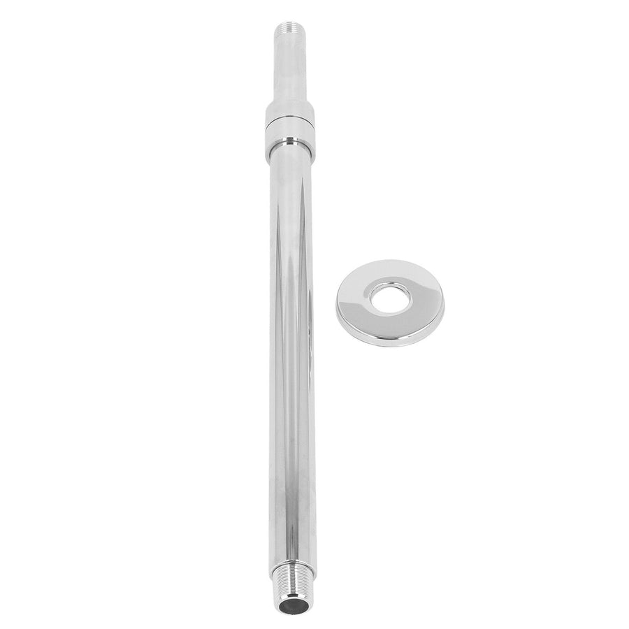 27.6in Ceiling Mount Rain Shower Head Shower Arm Adjustable Shower Extension Arm Stainless Steel Shower Ceiling Extension Arm