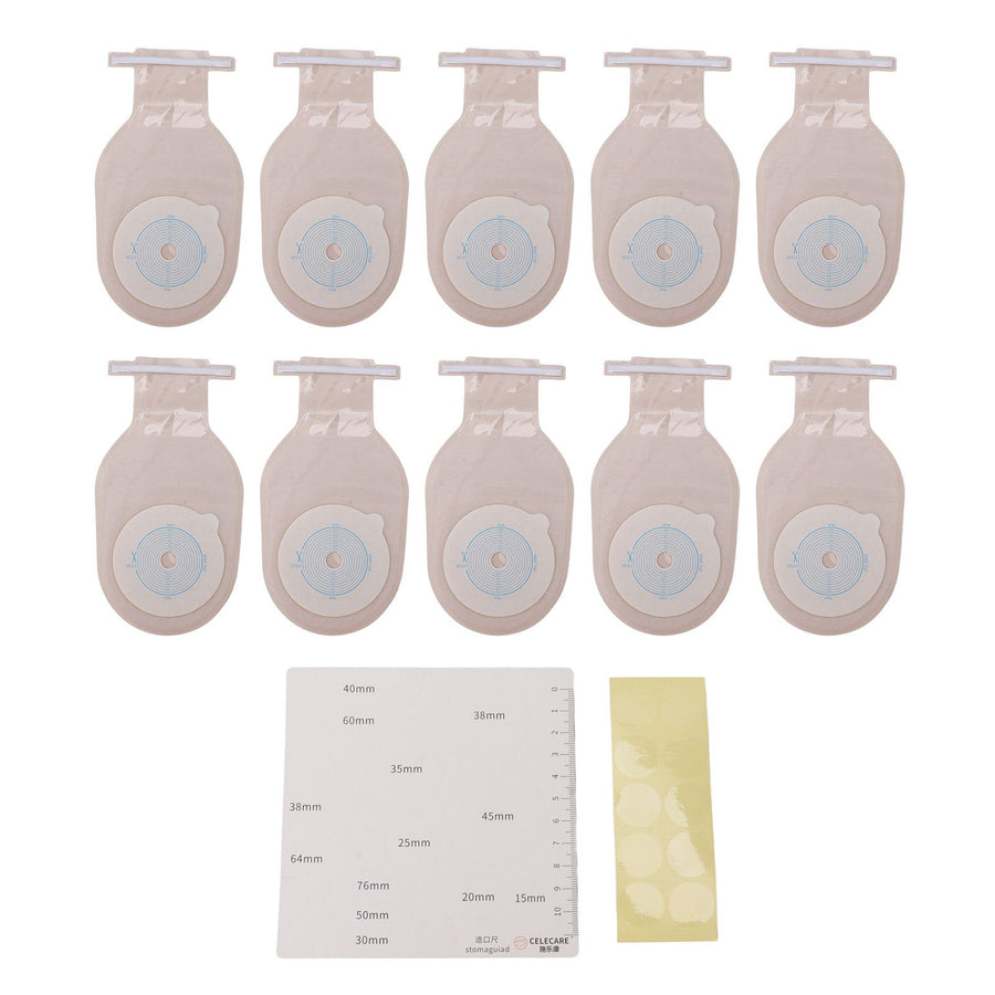 Drainable Ostomy Bags Ostomy Colostomy One Piece Drainable Pouches Supplies for Ileostomy Stoma Care