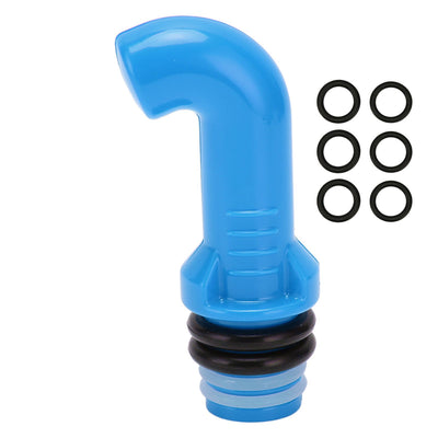 Bidet Bottle Attachment Bidet Sprayer Head Compatible with Every Bottle ABS Portable Bidet Bidet Nozzle for Water Bottle Blue