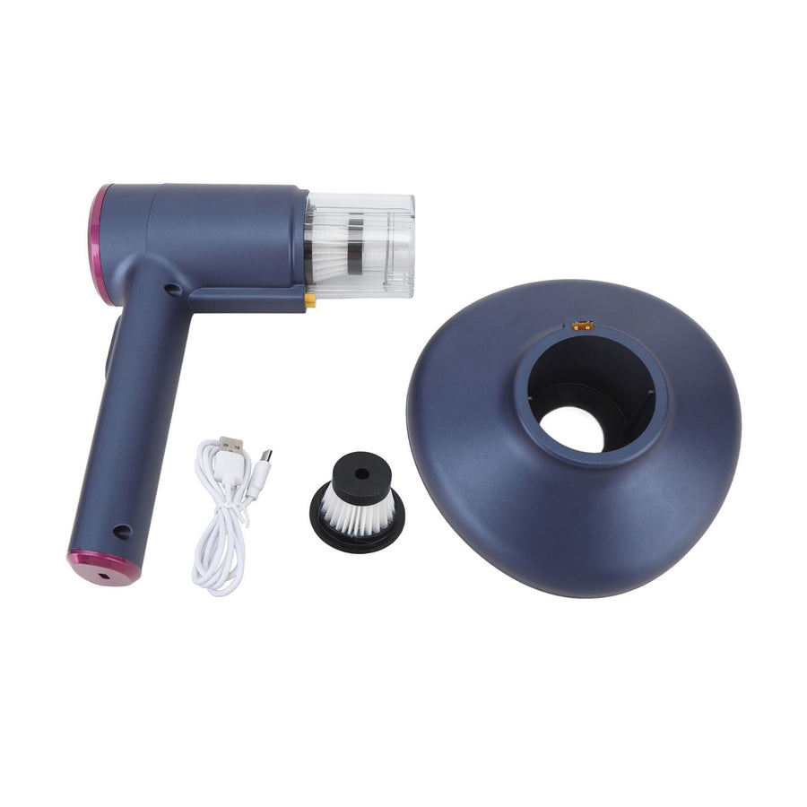 Handheld Vacuum Cleaner 2600mAh UV C Lamp Dust Mite Removal Vacuum Cleaner for Home Blue