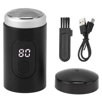 Electric Beard Trimmer USB Rechargeable IP7X Waterproof Washable 65000RPM Portable Digital Beard Trimming Groomer
