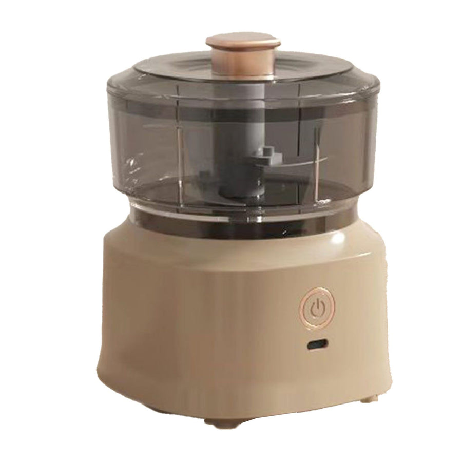 Electric Meat Chopper Grinder Blender Multifunctional Stainless Steel Blades Efficient Safe Food Blender for Kitchen Dark Brown