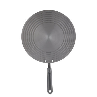 Cooking Heat Conduction Plate with Handle 6mm Aluminum Alloy Heat Diffuser Plate for Defrosting Food 24cm / 9.4in