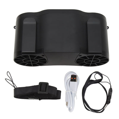 3 in 1 Portable Waist Fan Wind Speed Adjustable 20000mAh Electric Body Fan for Outdoor Work