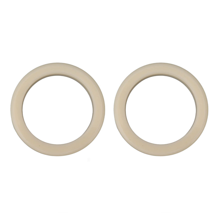 2Pcs 54mm Silicone Steam Ring Silicone Gasket for Breville 8 Series 870 878 880 860 840 Grouphead Gasket Replacement Part Beige