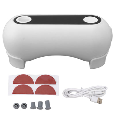 White Automatic Toilet Flusher Hands Free Non Touch Touchless 0.25S Induction Toilet Flush Tool 2000mAh