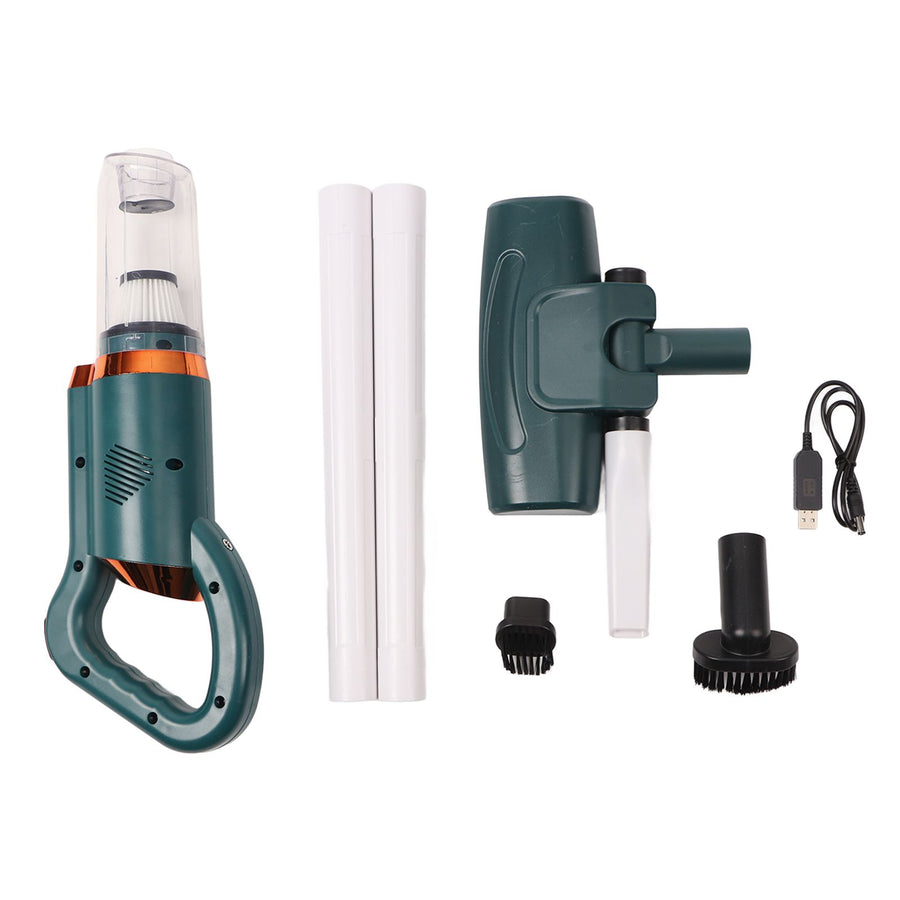 Cordless Vacuum Cleaner Lightweight Stick Vacuum with 8500PA Strong Suction 500ml Dust Cup Handheld Vacuum for Hard Floor Carpet Green