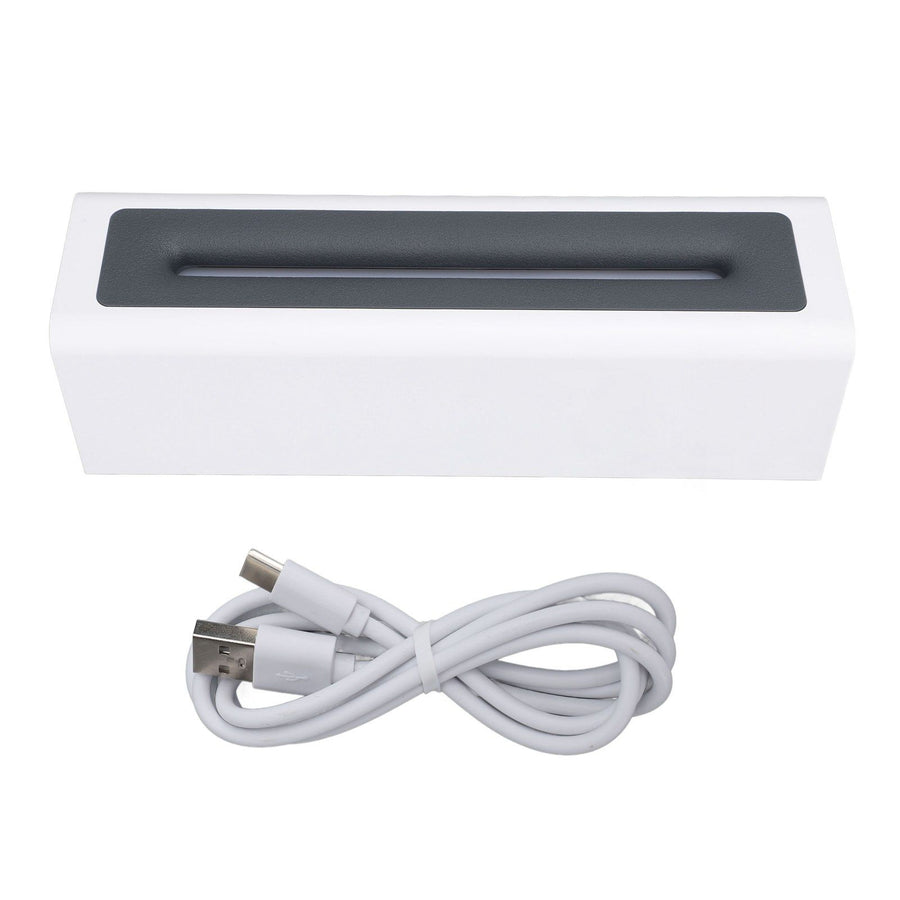 Essential Oil Diffuser 150ml Aromatherapy Humidifier Colorful Flame Light Quiet Operation USB Powered Mist Diffuser White