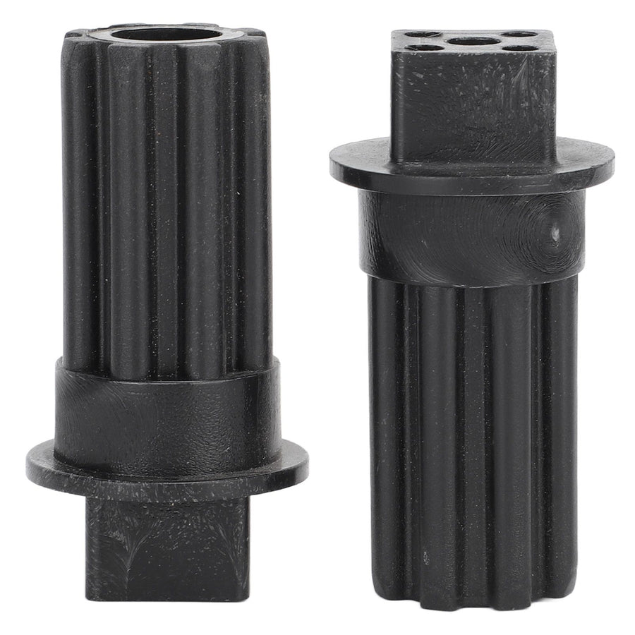 2 PCS Meat Grinder Screw Coupling Black Plastic Quick Installation Meat Grinder Screw Coupling Sleeve for Kenwood