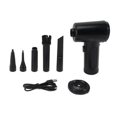 Air Duster With LED Light Cordless 68W High Power Simple Operation 3 Gears Dust Blower for Computer Keyboard Car Electric Devices
