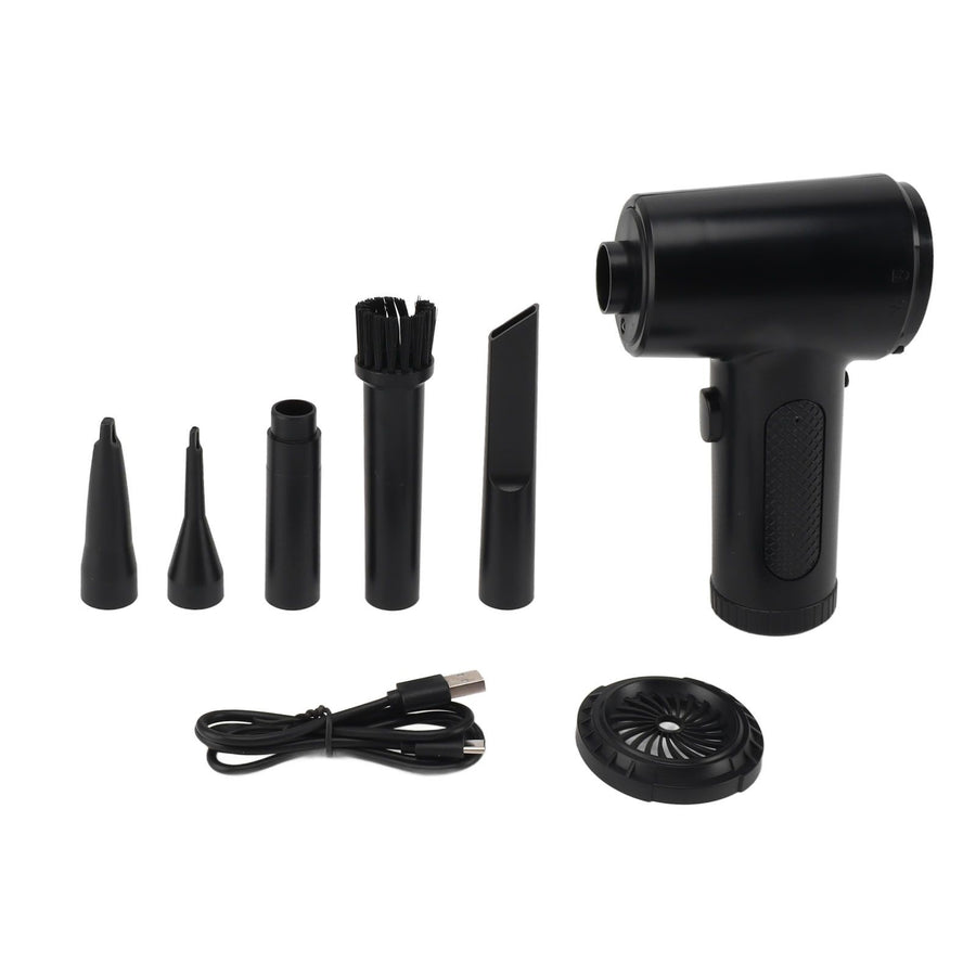 Air Duster With LED Light Cordless 68W High Power Simple Operation 3 Gears Dust Blower for Computer Keyboard Car Electric Devices