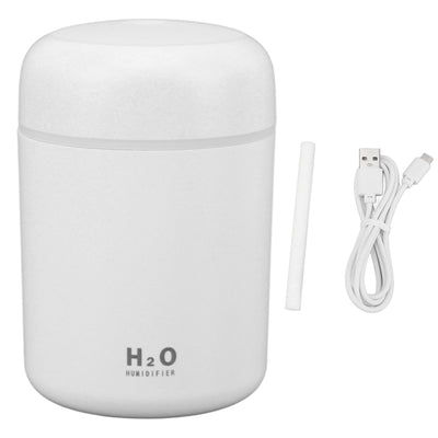 USB Mini Humidifier for Car Colorful Lighting Portable Car Air Freshener Mute Diffuser Humidifier White