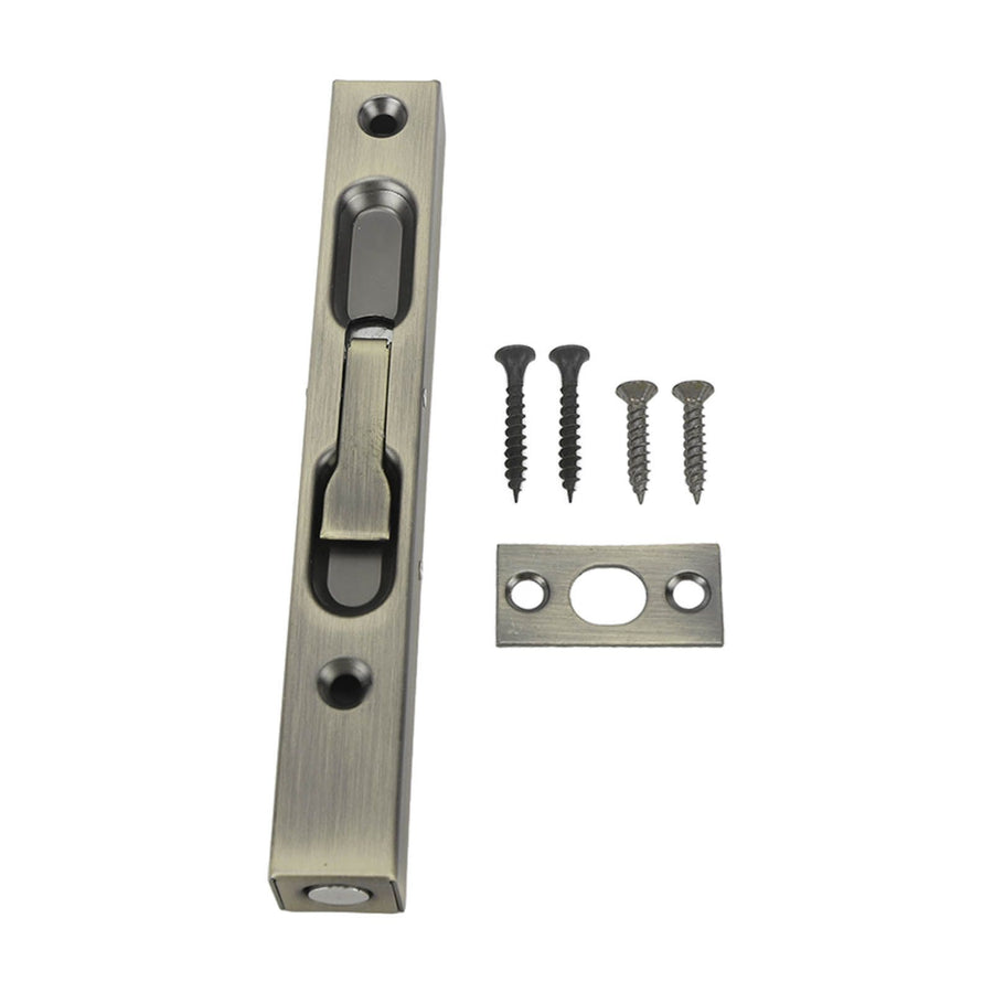 Slide Latch Slide Lock Thicken Aluminium Alloy Hidden Tube Easy Operation Slide Security Latch for Door Gate Security Cyan
