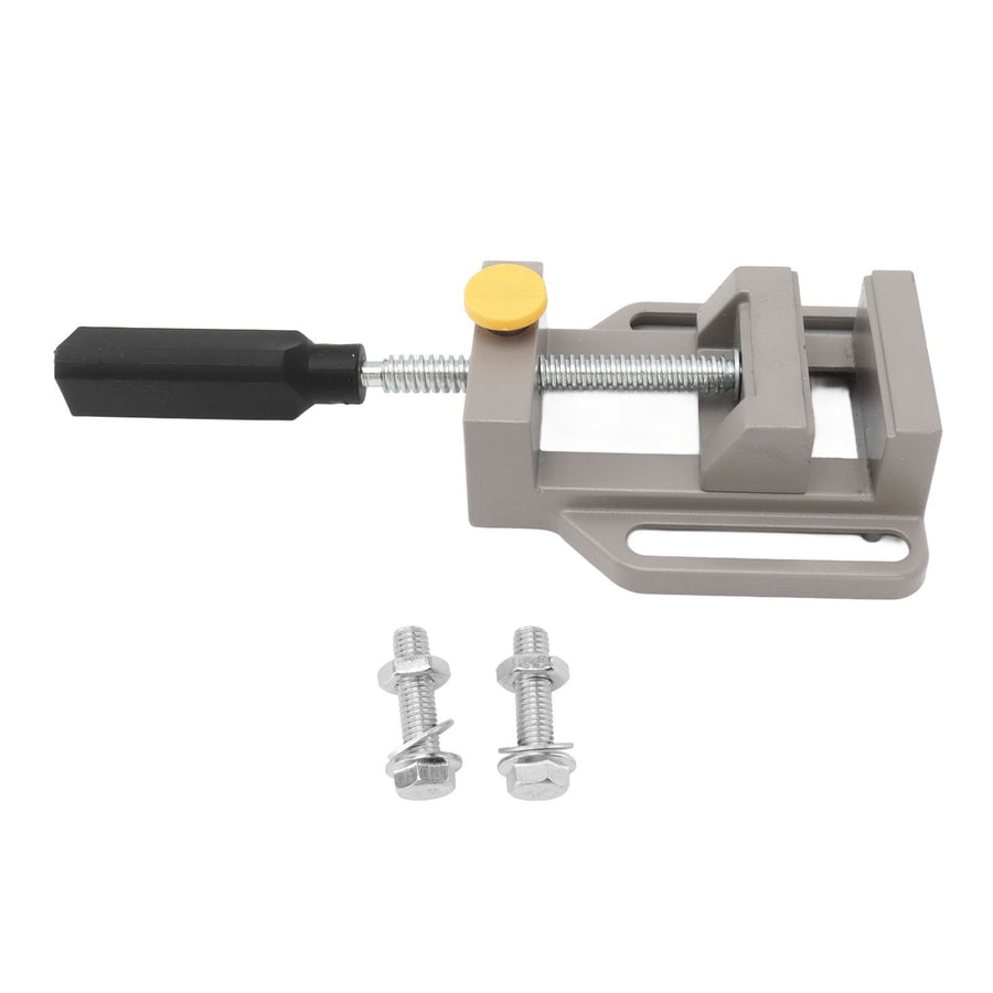 Small Drill Press Vise Aluminum Alloy Quick Release Woodworking Vise for DIY Carving Drilling Machine Tool
