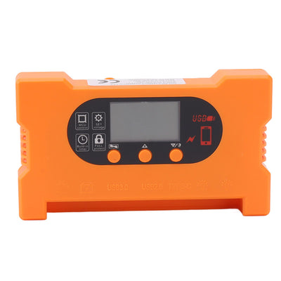 Solar Charge Controller Type C Fast Charge Drive Control Short Circuit Protection Automatic Battery Recognition Solar Regulator 60A