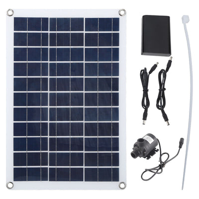 12V Solar Water Pump Professional Efficient Low Noise Solar Powered Water Fountain Pump for Bird Bath Ponds Garden