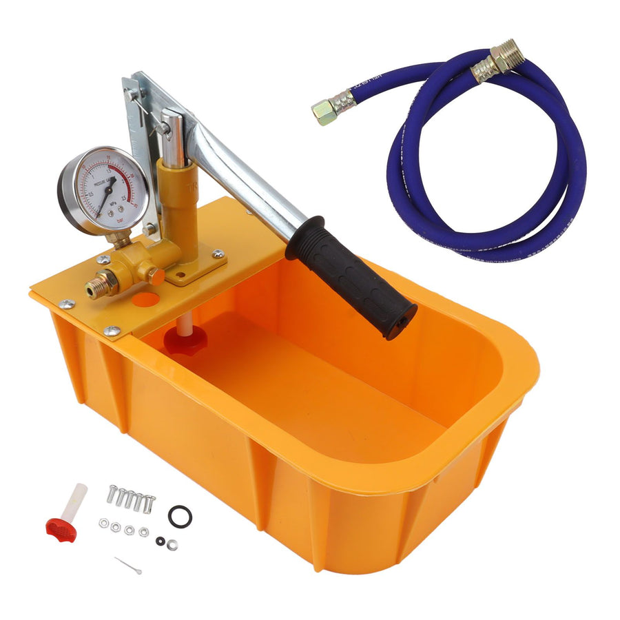Hydrostatic Pump Tester Hydraulic Manual Water Pressure Test Pump Manual Pipe Leak Detector with Gauge