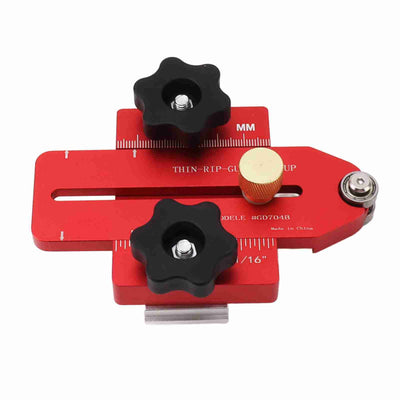 Woodworking Table Saw Jig Aluminum Alloy Router Table Band Saw Jig Guide for Repeat Narrow Strip Cuts
