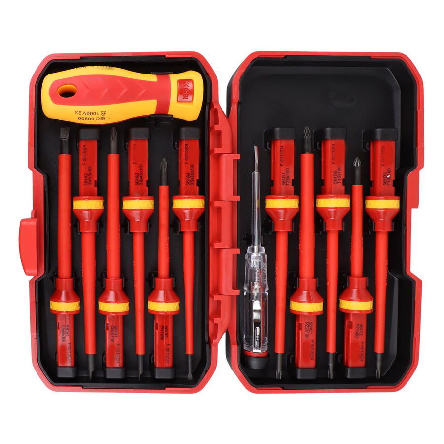 Premium Insulated Screwdrivers Set Insulated Professional Electricians Slotted Crossed Screwdriver Set for Repairing