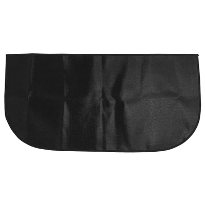 Fireproof Fireplace Mat Black Portable Stove Hearth Pad Slip Proof Under Grill Mat for Household Barbecue 100cm