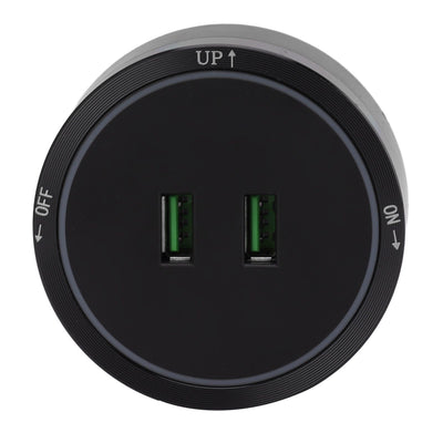 Power Track Socket Surface Mount USB Electric Socket Outlet 180 to 250v for Home Kitchen Sideboard Cabinet