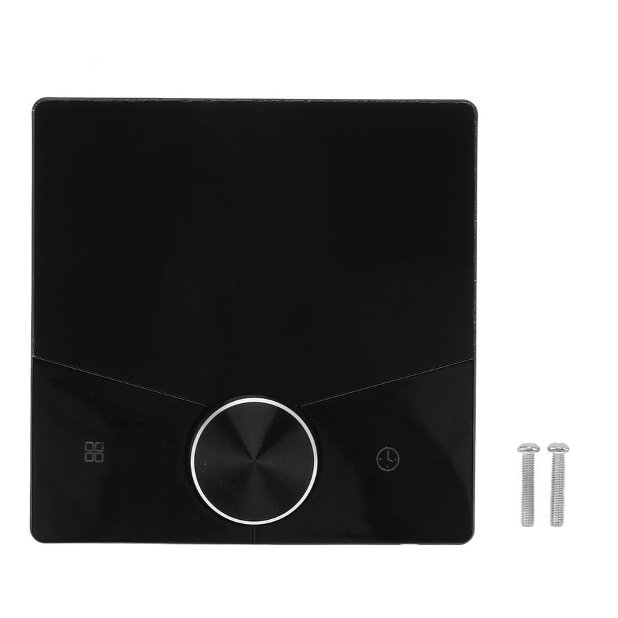 Thermostat ABS Black Smart Programmable WiFi Digital Touchscreen LCD Color Thermostat for Household Black