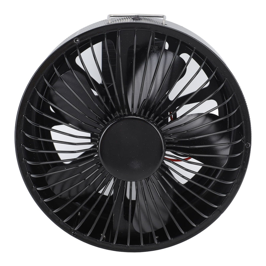 Round Fireplace Fan Heat Powered Stove Fan Aluminum Alloy Wood Burner Kerosene Stove Fan for Household Use