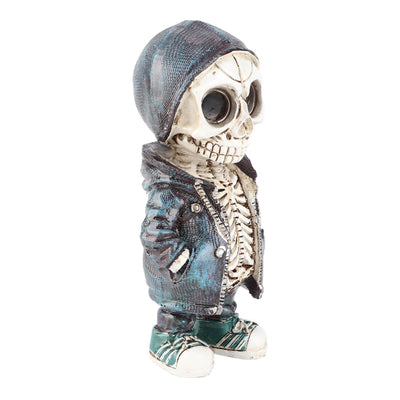 Skeleton Figurines Cool Exquisite Resin Skeleton Statue for Home Party Desk Decor Gift Type B
