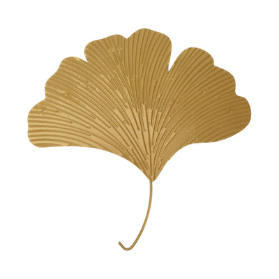 Ginkgo Biloba Hanging Decorations DIY Elegant Modern Fadeless Iron Metal Ginkgo Biloba Wall Art for Living Room Bedroom Dining Room Porch