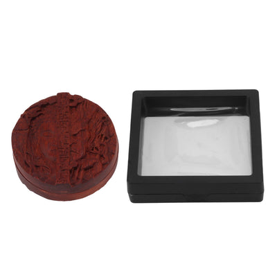Magnetic Push Slider Stress Relief Handmade Rosewood Crafted Rotating Fidget Toys for ADHD Buddha