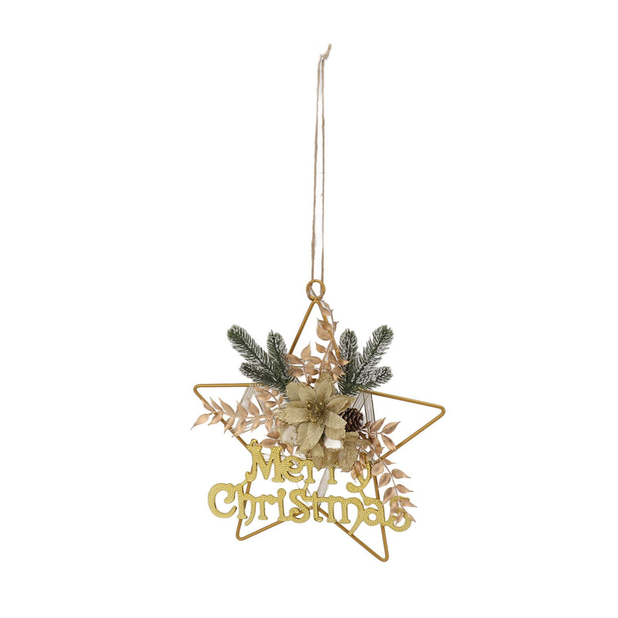 Christmas Hanging Decorative Wreath Handmade Unique Pine Cone Wall Decoration for Birthday Holiday Room Decorations 6127