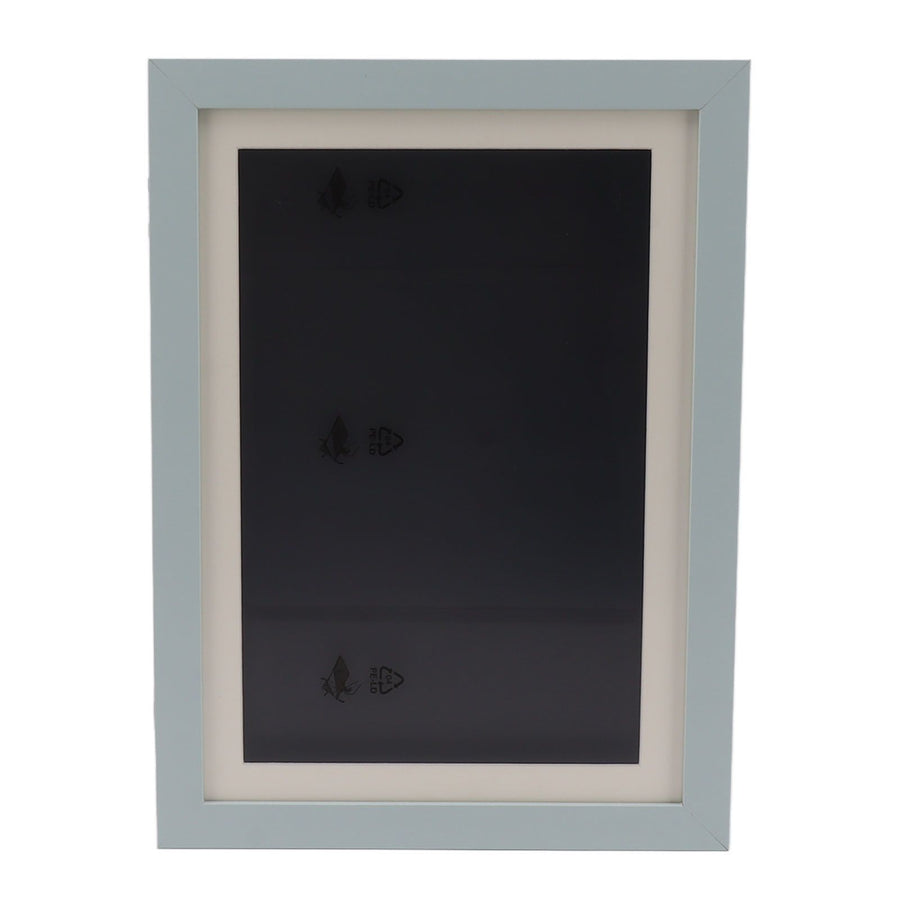 Kids Art Frame Density Board PS Magnetic Front Opening Changeable Artwork Display Frame Holds 50PCS Pictures for Crafts Drawing Schoolwork Blue