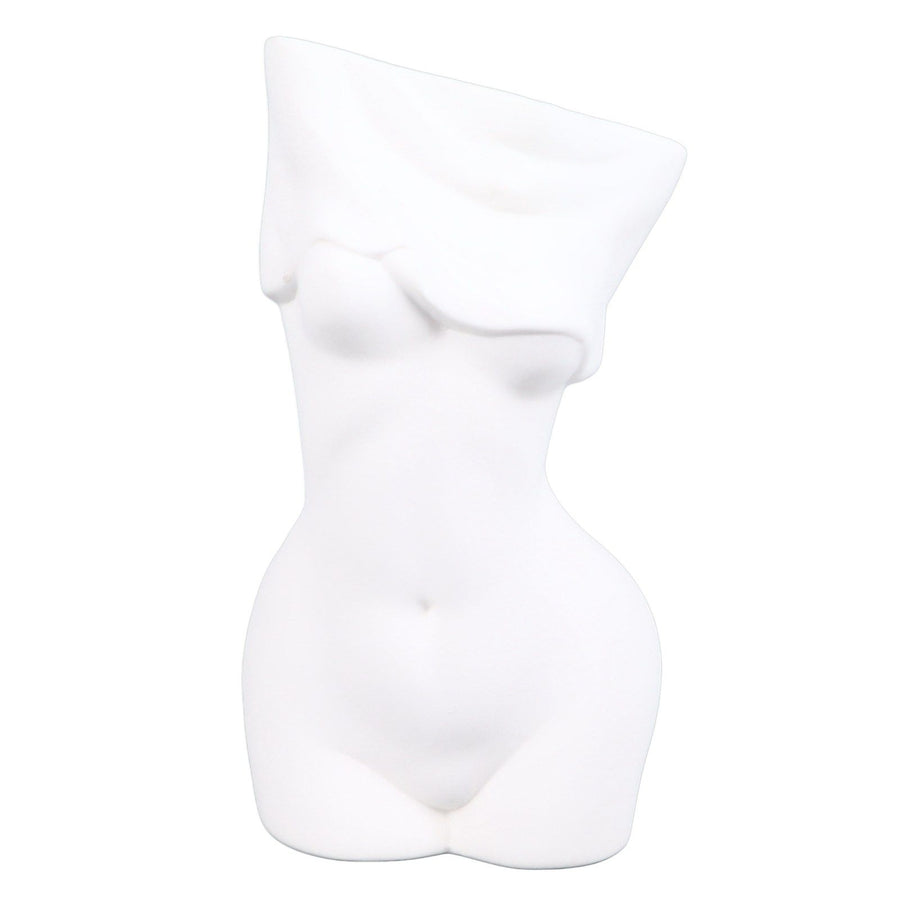 Feminine Body Vase Ceramic Modern Decorative Feminine Curve Flower Vase for Bedroom Living Room Bathroom Office Table