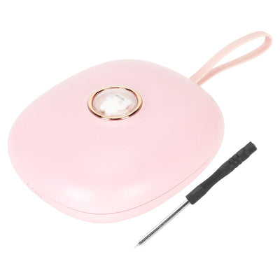 Vibrating Digital Alarm Clock Portable LED Electronic Digital Alarm Clock for Heavy Sleepers Students Children Rose Pink