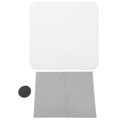 Diatomaceous Earth Bath Mat Super Absorbent Quick Dry Antislip Bath Mat Shower Rug for Bathroom White 30x30cm/11.8x11.8in