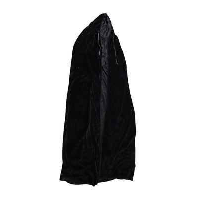 Hooded Cloak Large Witch Cape Black Velvet Comfortable to Wear Soft Touch Costume Cloak for Party Cosplay Roleplay