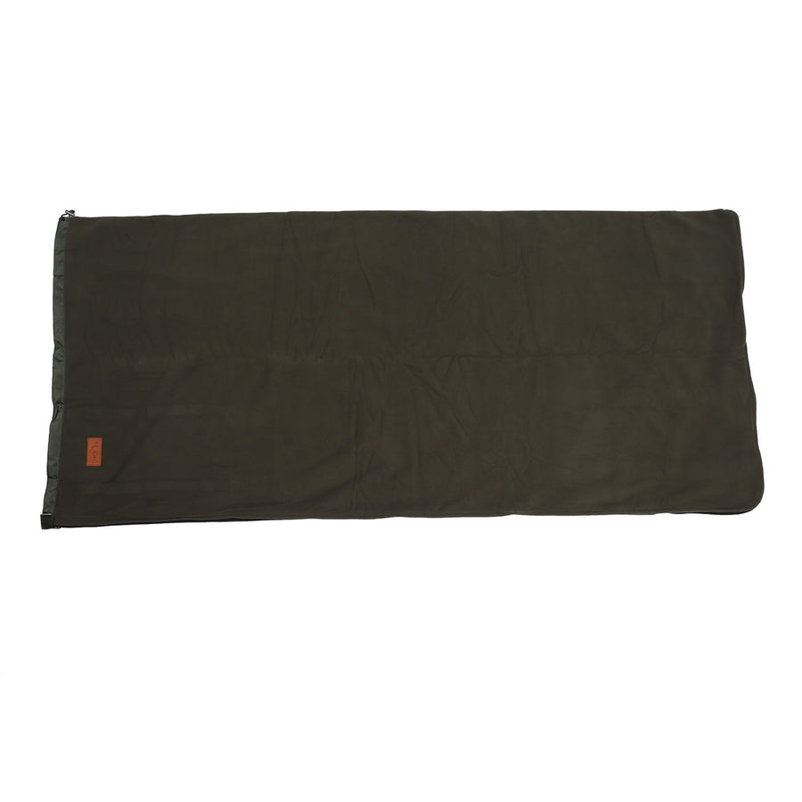 Sleeping Bag Liner Super Thick Fleece Soft Sleeping Bag Liner Blanket for Camping Travel Backpacking OD Green