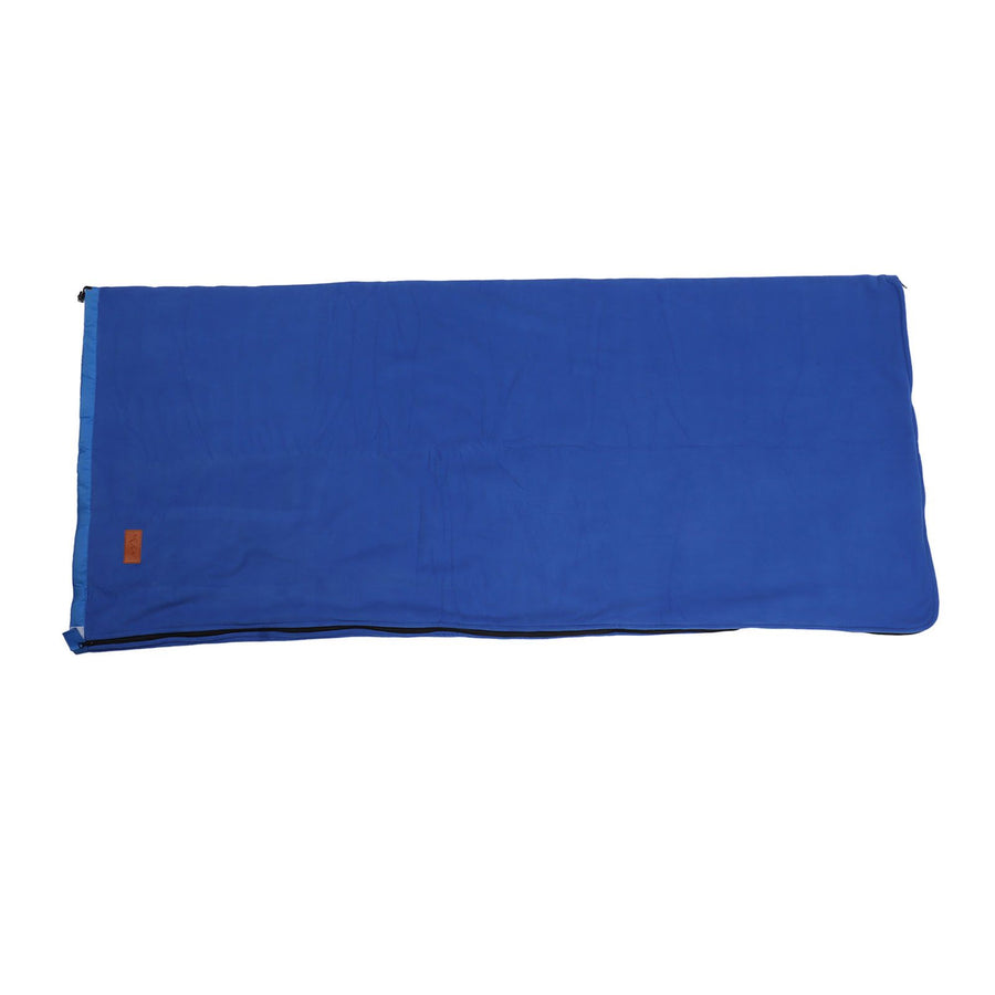 Sleeping Bag Liner Super Thick Fleece Soft Sleeping Bag Liner Blanket for Camping Travel Backpacking Jewel Blue