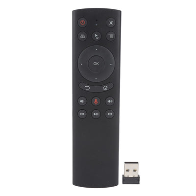 Voice Remote Control 2.4G Wireless Voice Sensing Remote Mouse with USB Receiver for G10S TV Box PC Projector