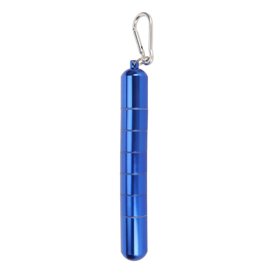 Cigar Tube Aluminum Alloy Waterproof Detachable Sealed Lightweight Cigar Case Tube for Daily Use Blue